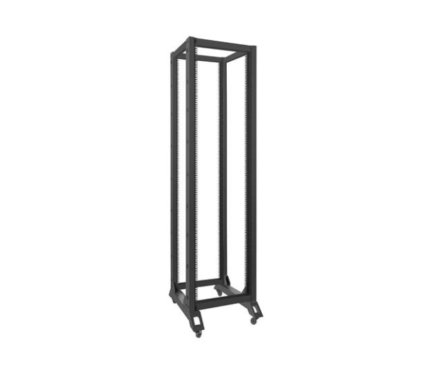 LANBERG Stojąca 19" 42U 600x800mm Open Rack (czarna) OR01-6842-B - 455672 - zdjęcie 3